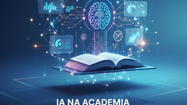 Crie uma imagem de capa editorial horizontal, moderna e sofisticada para um artigo sobre: IA na Academia: Ferramentas Essenciais para Acelerar a Pesquisa. Categoria: Ferramentas de IA. Contexto: Como a IA está otimizando a pesquisa academica: panorama das melhores ferramentas para revisão, análise de dados, escrit. Termos-chave: otimizando, pesquisa, academica, melhores, ferramentas, para. Tom: inteligente e acessível. Portal de notícias sobre inteligência artificial e tecnologia. Estilo jornalístico, limpo, tecnológico e profissional. Sem texto embutido na imagem. Sem logos de marcas, sem rostos famosos identificáveis, sem elementos aleatórios fora do contexto. Aspecto 16:9. Alta qualidade editorial.