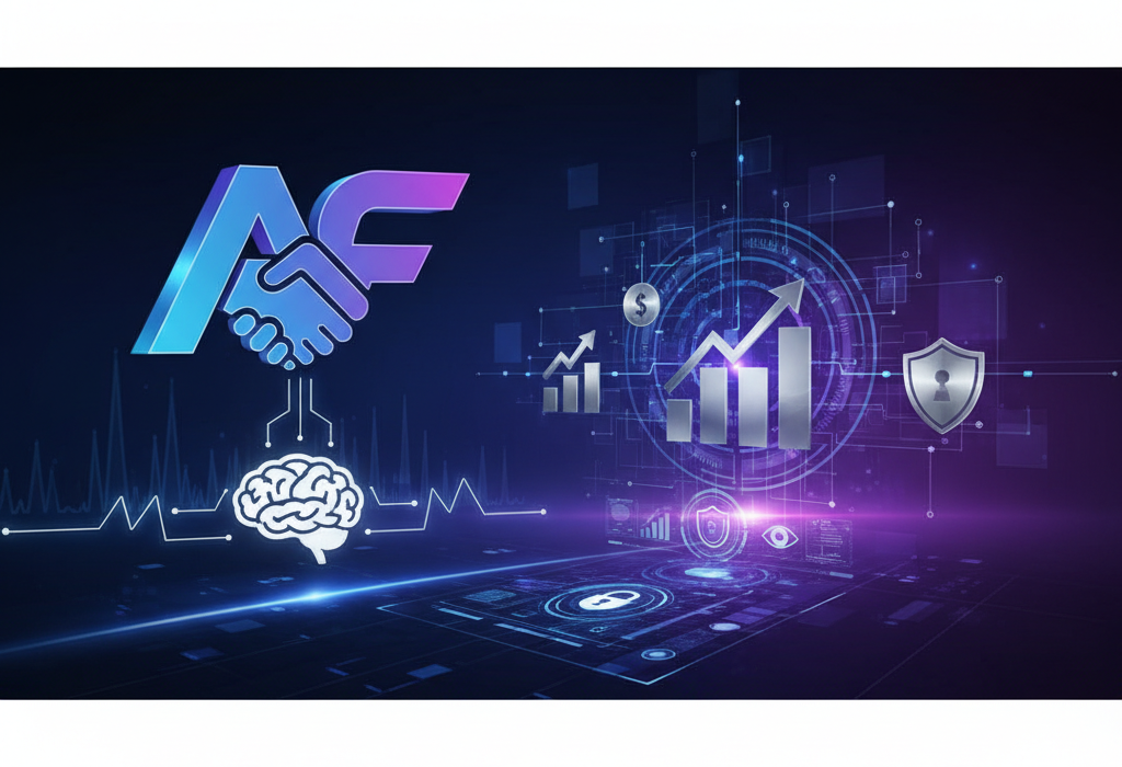 Crie uma imagem de capa editorial horizontal, moderna e sofisticada para um artigo sobre: Parceria Anthropic-FIS: como novas ferramentas de IA prometem transformar o setor financeiro. Categoria: Ferramentas de IA. Contexto: A parceria entre Anthropic e FIS traz novas ferramentas de IA ao setor financeiro, com foco em detecção de crimes financ. Termos-chave: anthropic, unem, forcas, novas, ferramentas, chegam. Tom: inteligente e acessível. Portal de notícias sobre inteligência artificial e tecnologia. Estilo jornalístico, limpo, tecnológico e profissional. Sem texto embutido na imagem. Sem logos de marcas, sem rostos famosos identificáveis, sem elementos aleatórios fora do contexto. Aspecto 16:9. Alta qualidade editorial.