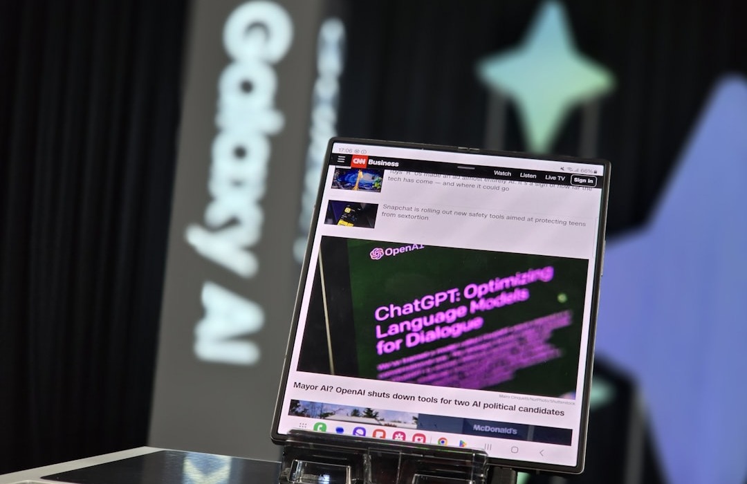 Samsung Galaxy Fold 6 opened | A laptop computer sitting on top of a glass table